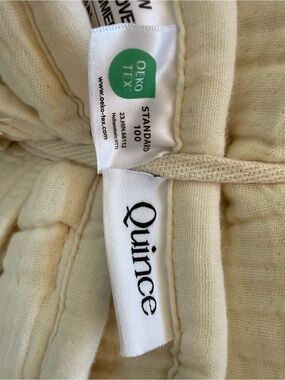 Quince toddler organic blanket with sham
